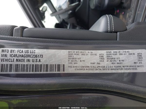 2024 JEEP GRAND CHEROKEE ALTITUDE X 4X4