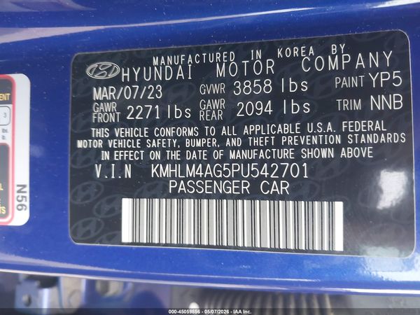 2023 HYUNDAI ELANTRA SEL