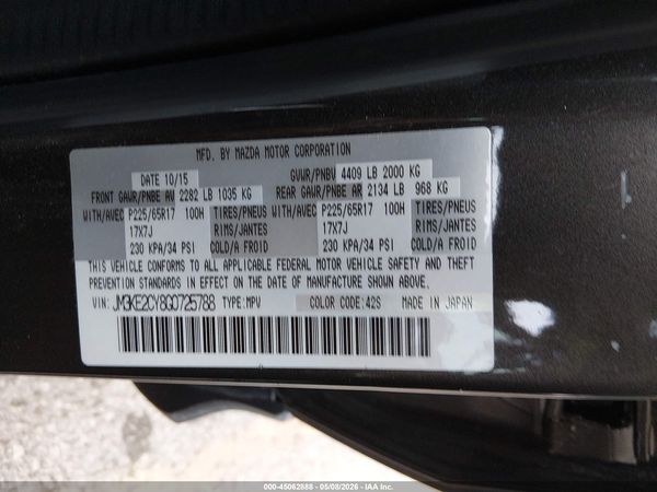 2016 MAZDA CX-5 TOURING