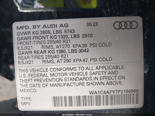 2023 AUDI SQ5