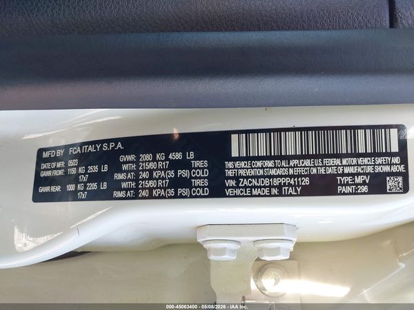 2023 JEEP RENEGADE LATITUDE 4X4