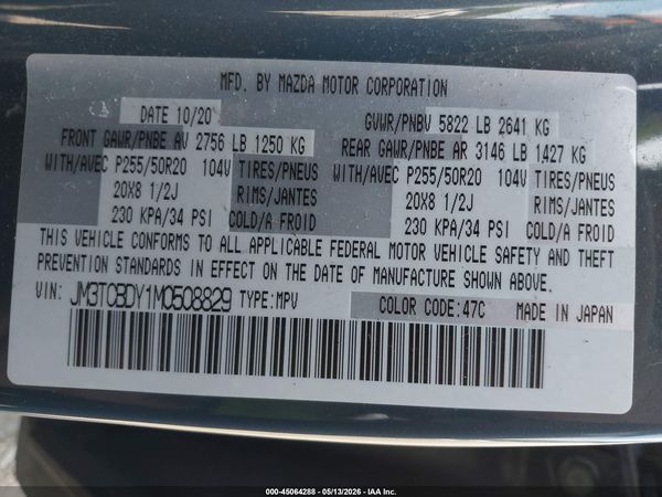 2021 MAZDA CX-9 CARBON EDITION
