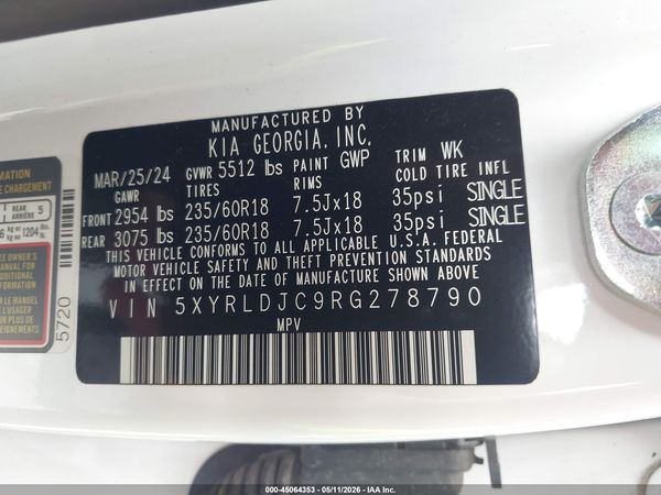 2024 KIA SORENTO S