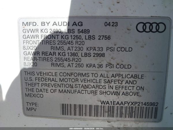 2023 AUDI Q5