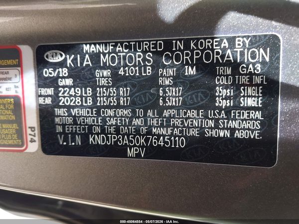 2019 KIA SOUL +