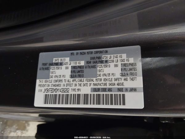 2021 MAZDA CX-5 GRAND TOURING
