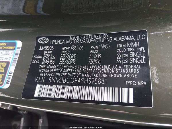 2025 HYUNDAI TUCSON SEL