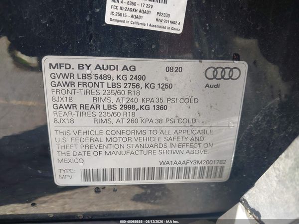 2021 AUDI Q5