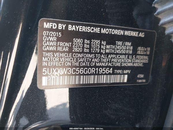 2016 BMW X4 XDRIVE28I