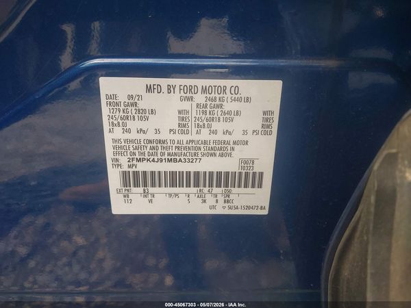 2021 FORD EDGE SEL
