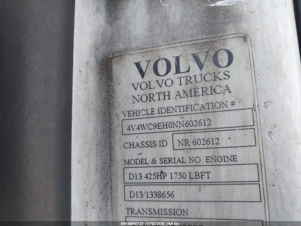 2022 VOLVO VNR