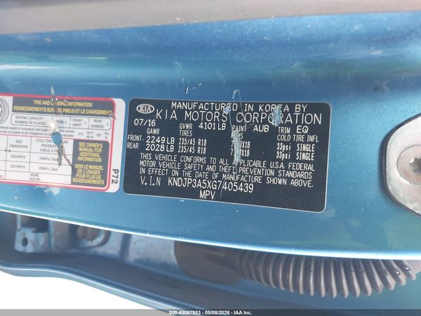 2016 KIA SOUL +