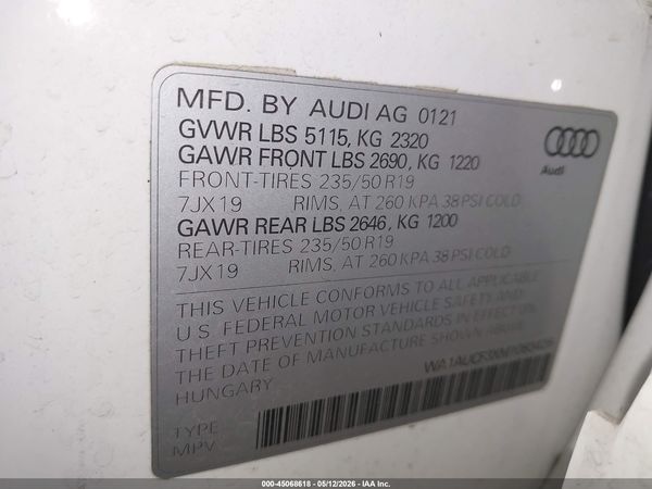 2021 AUDI Q3