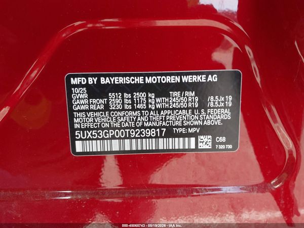 2026 BMW X3 30 XDRIVE