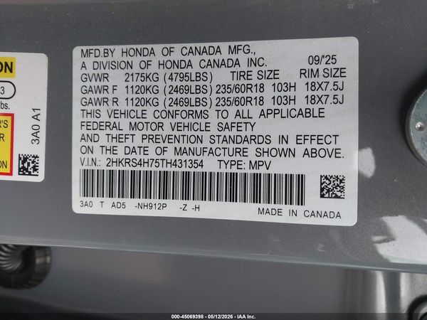 2026 HONDA CR-V EX-L AWD