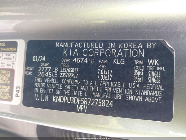 2024 KIA SPORTAGE LX