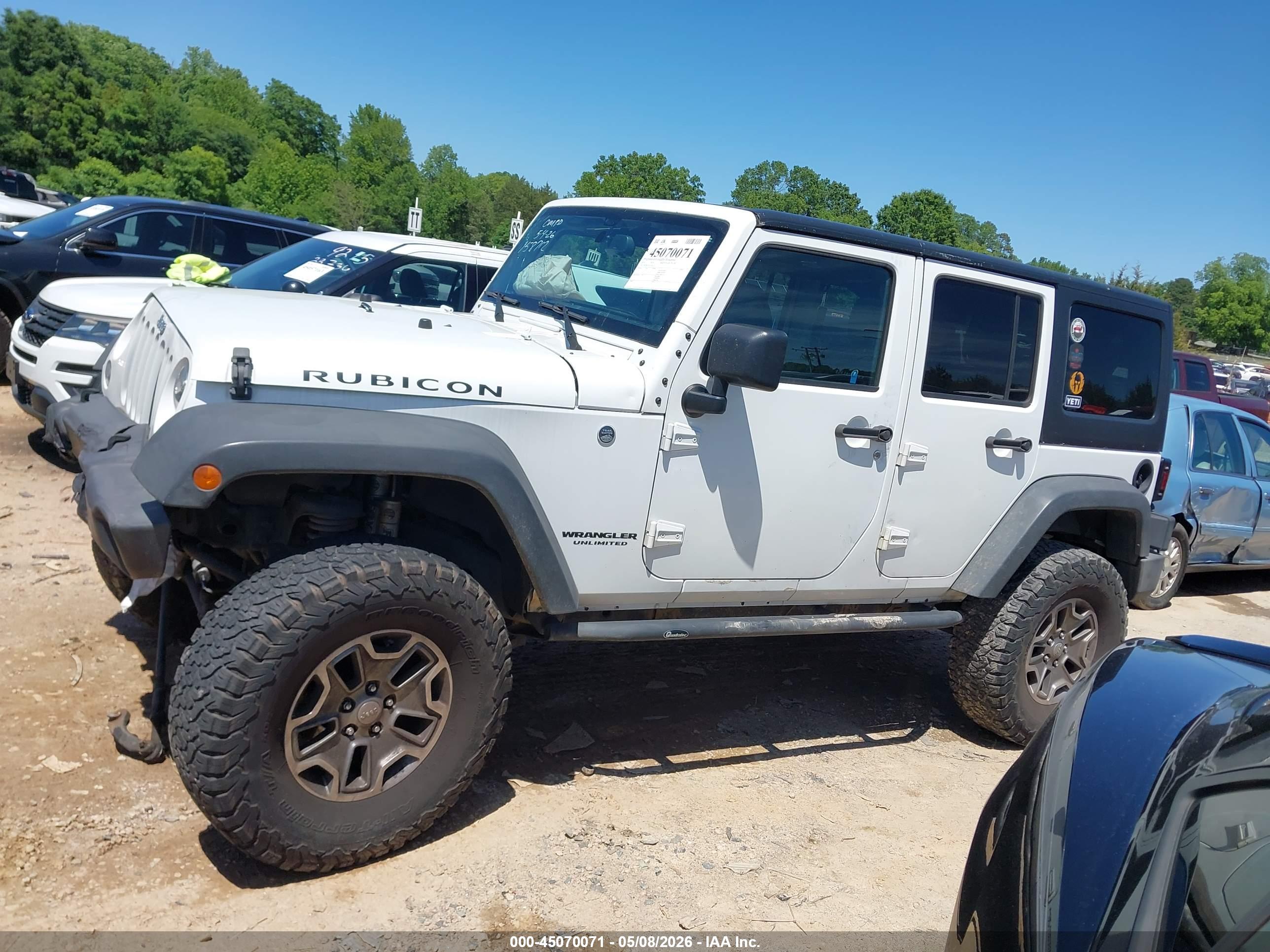 2016 JEEP WRANGLER UNLIMITED RUBICON