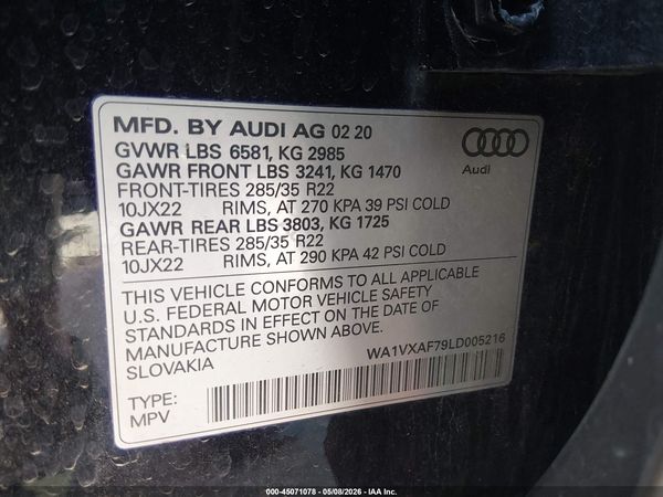 2020 AUDI Q7
