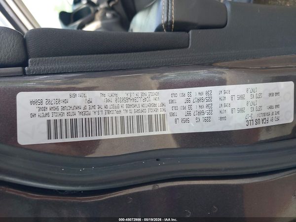 2017 JEEP CHEROKEE LATITUDE FWD