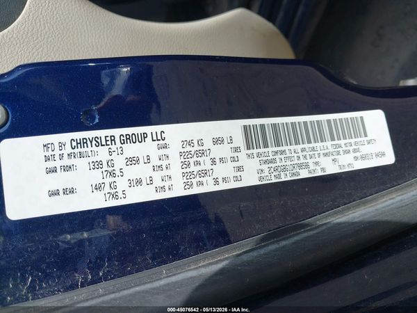 2013 DODGE GRAND CARAVAN SE