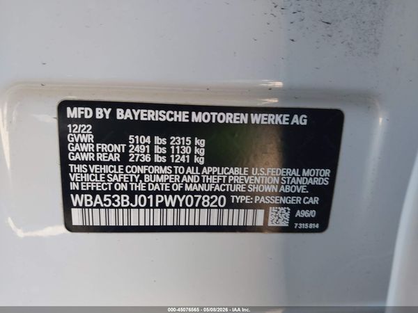 2023 BMW 540 I