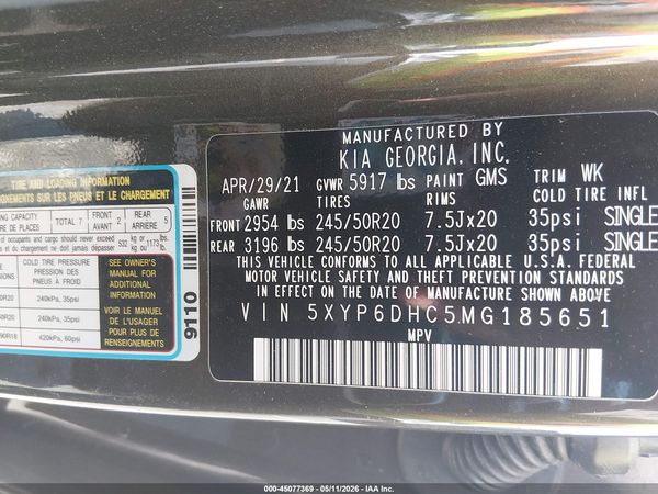 2021 KIA TELLURIDE S