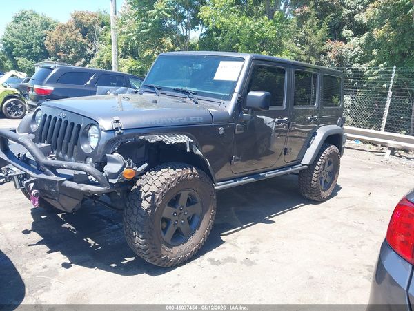 2016 JEEP WRANGLER UNLIMITED BLACK BEAR
