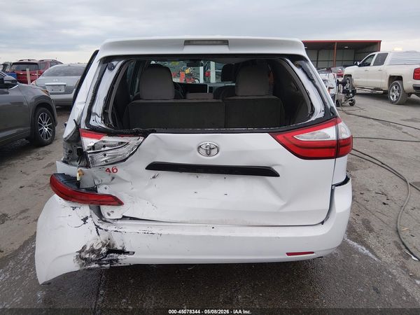2017 TOYOTA SIENNA L 7 PASSENGER — I119