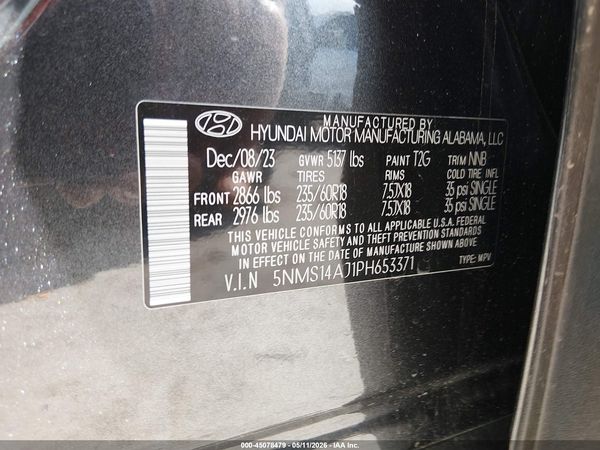 2023 HYUNDAI SANTA FE SE