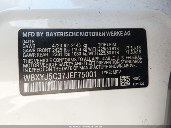 2018 BMW X2 XDRIVE28I