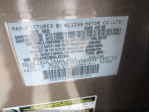 2025 NISSAN KICKS SV INTELLIGENT AWD