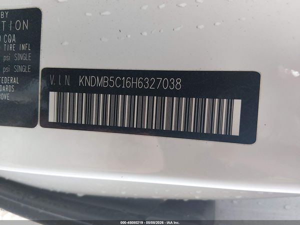2017 KIA SEDONA LX