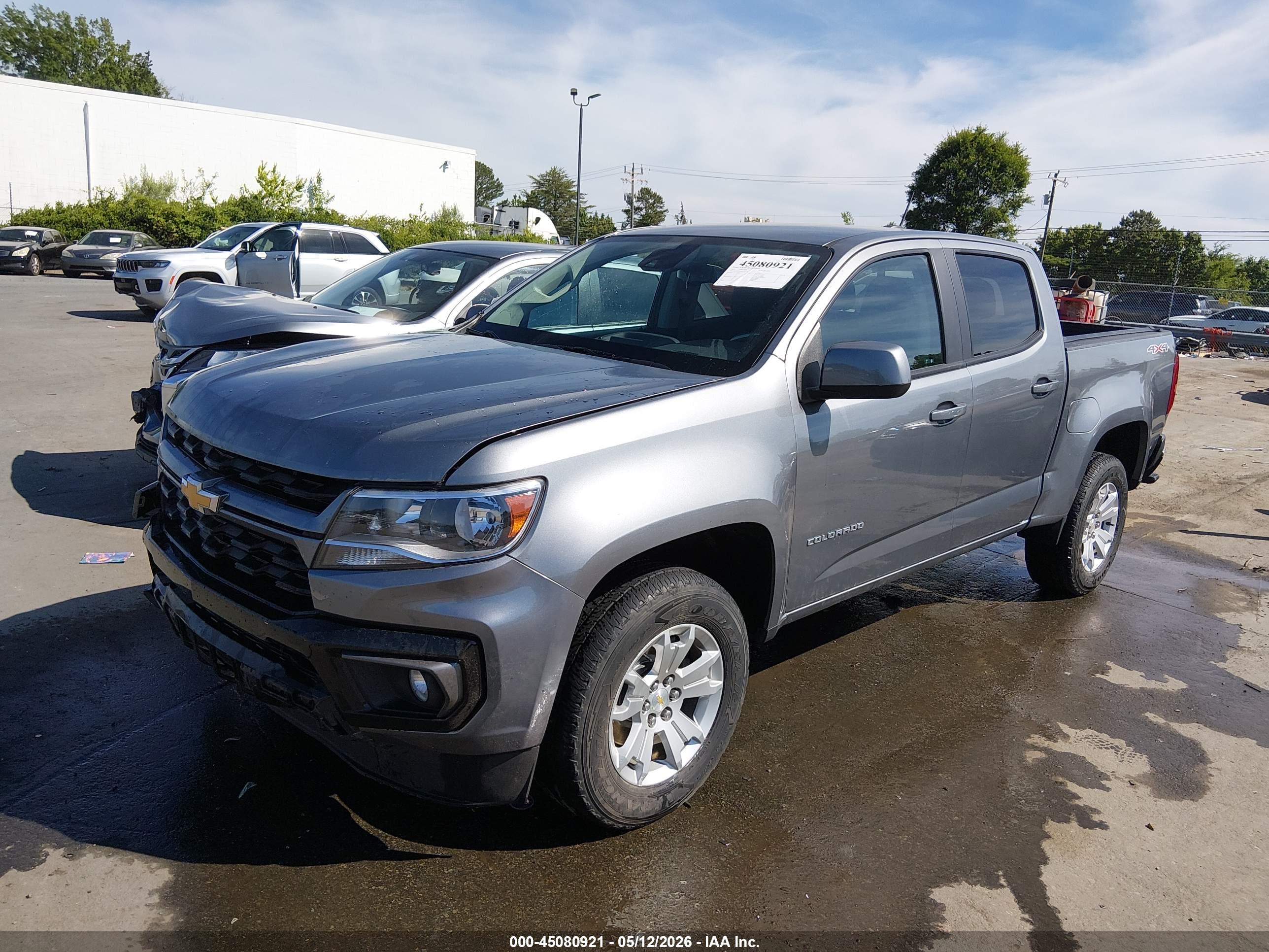 2022 CHEVROLET COLORADO 4WD  SHORT BOX LT — I2