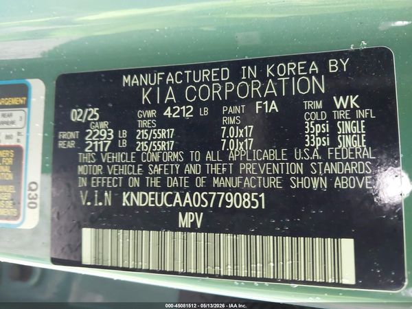 2025 KIA SELTOS S