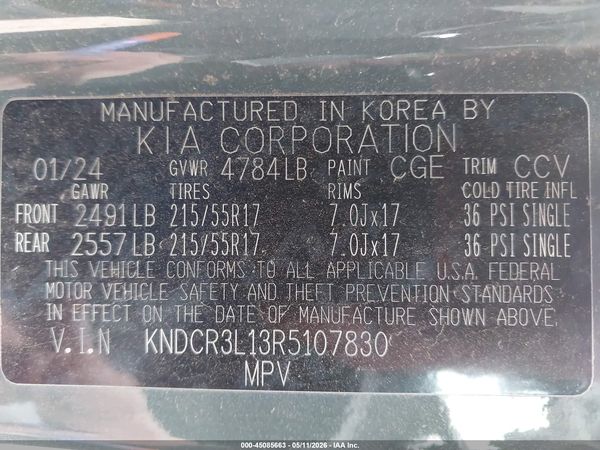 2024 KIA NIRO EV WIND