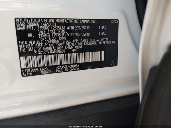 2025 TOYOTA RAV4 XLE PREMIUM
