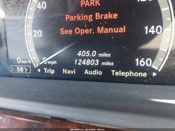 2012 MERCEDES-BENZ S 550 4MATIC