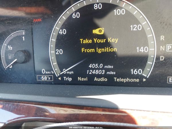 2012 MERCEDES-BENZ S 550 4MATIC