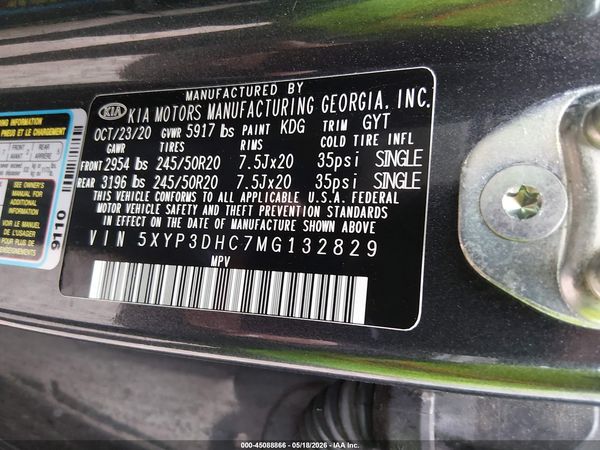 2021 KIA TELLURIDE EX
