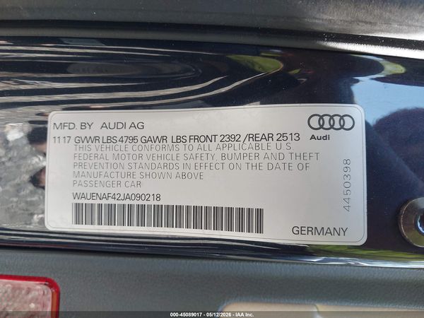 2018 AUDI A4