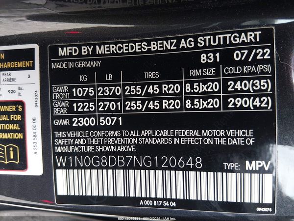 2022 MERCEDES-BENZ GLC 300 SUV
