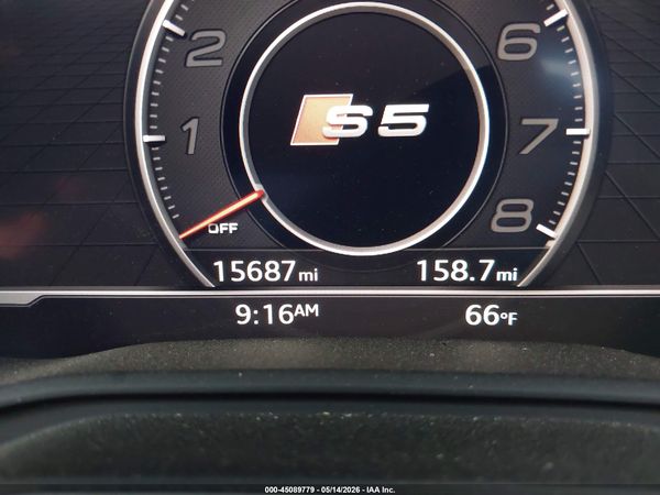 2018 AUDI S5 3.0T PREMIUM PLUS
