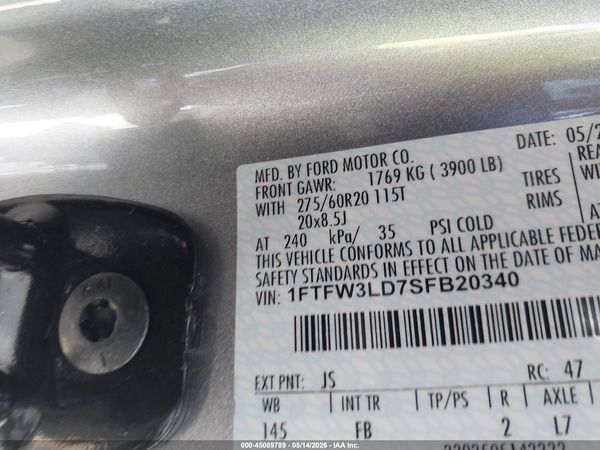 2025 FORD F-150 XLT