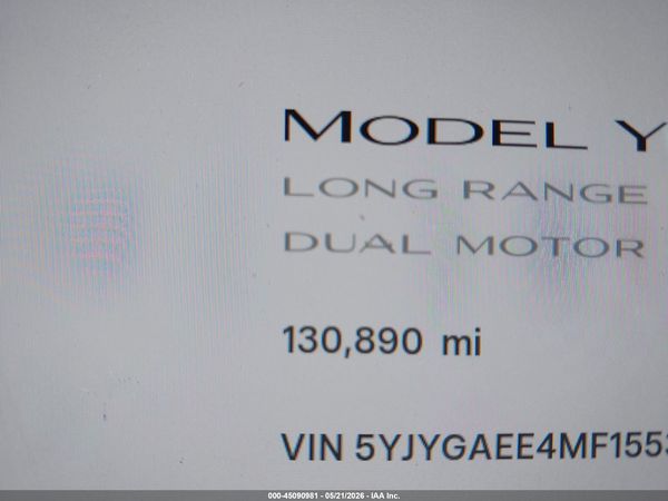 2021 TESLA MODEL Y