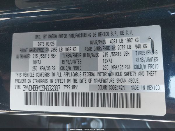 2025 MAZDA CX-30 2.5 S SELECT SPORT