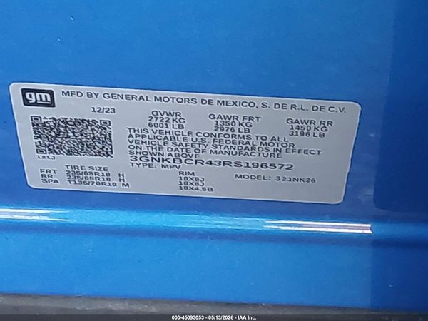 2024 CHEVROLET BLAZER FWD 2LT — I9