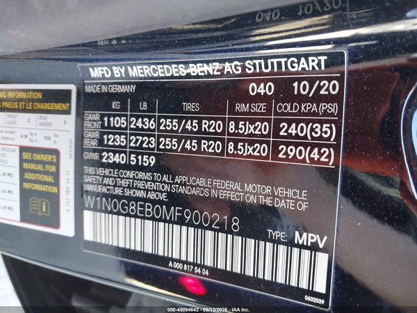 2021 MERCEDES-BENZ GLC 300 4MATIC SUV