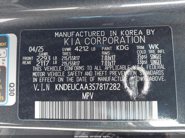 2025 KIA SELTOS S