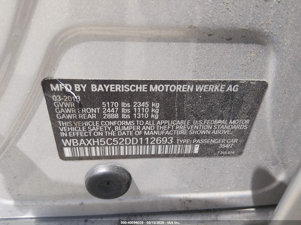 2013 BMW 528I XDRIVE