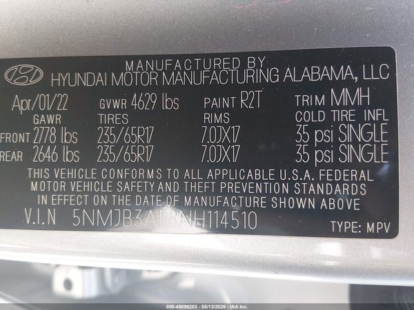 2022 HYUNDAI TUCSON SEL